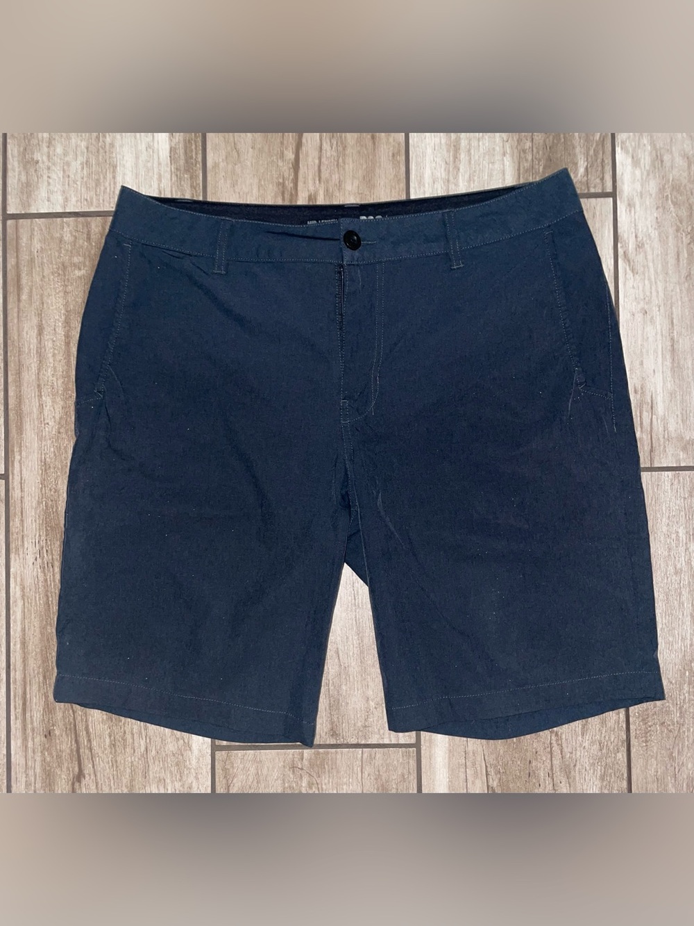RSQ Men's Black Flat-Front Shorts, Size 33